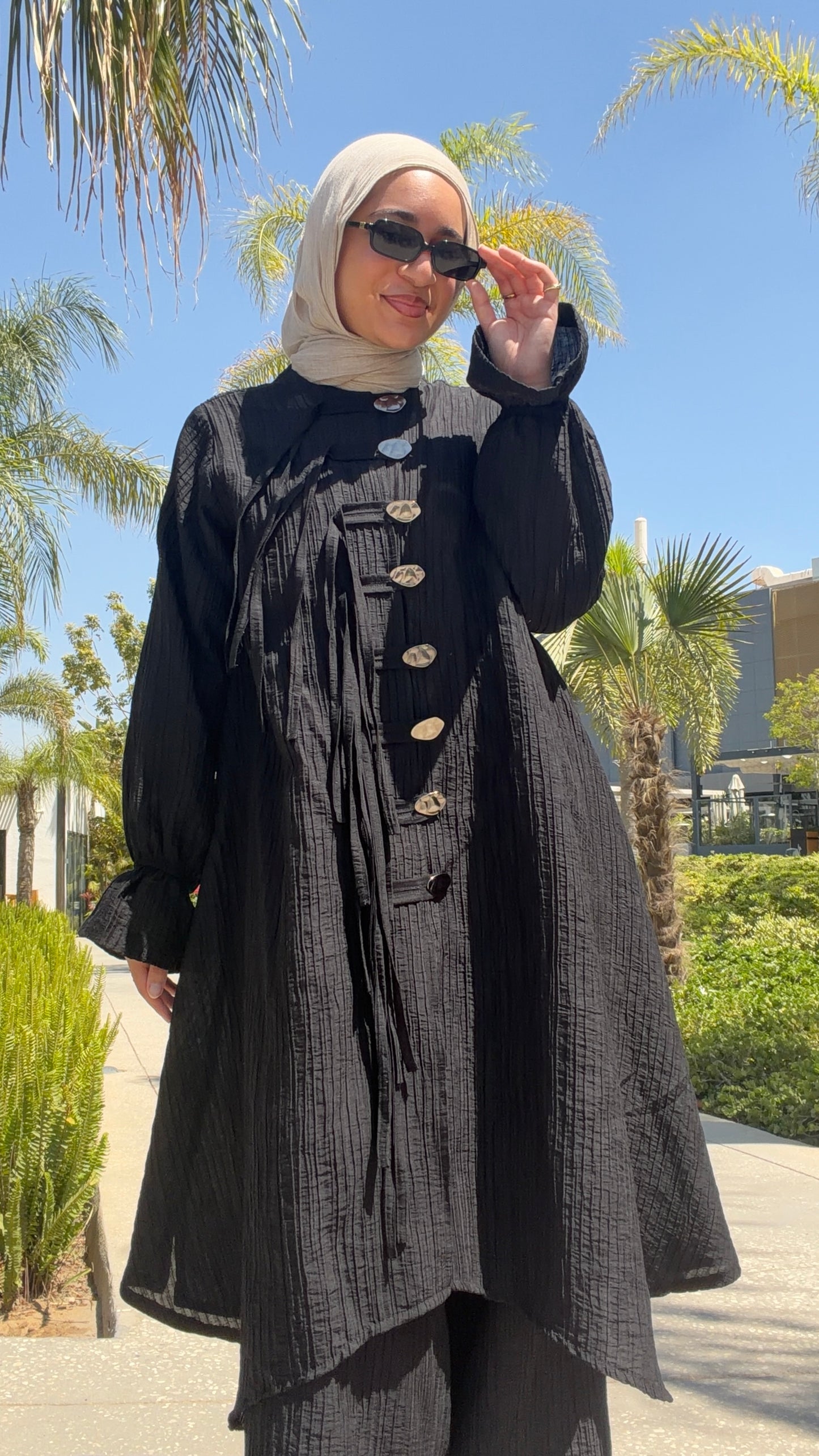 Black Honey & Haze Blouse