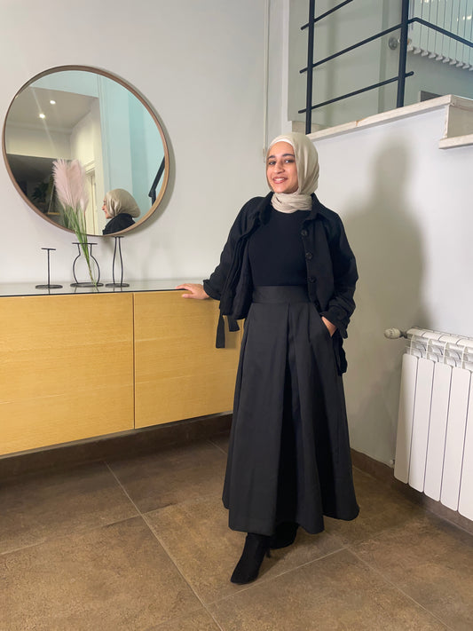 Black Siena Skirt