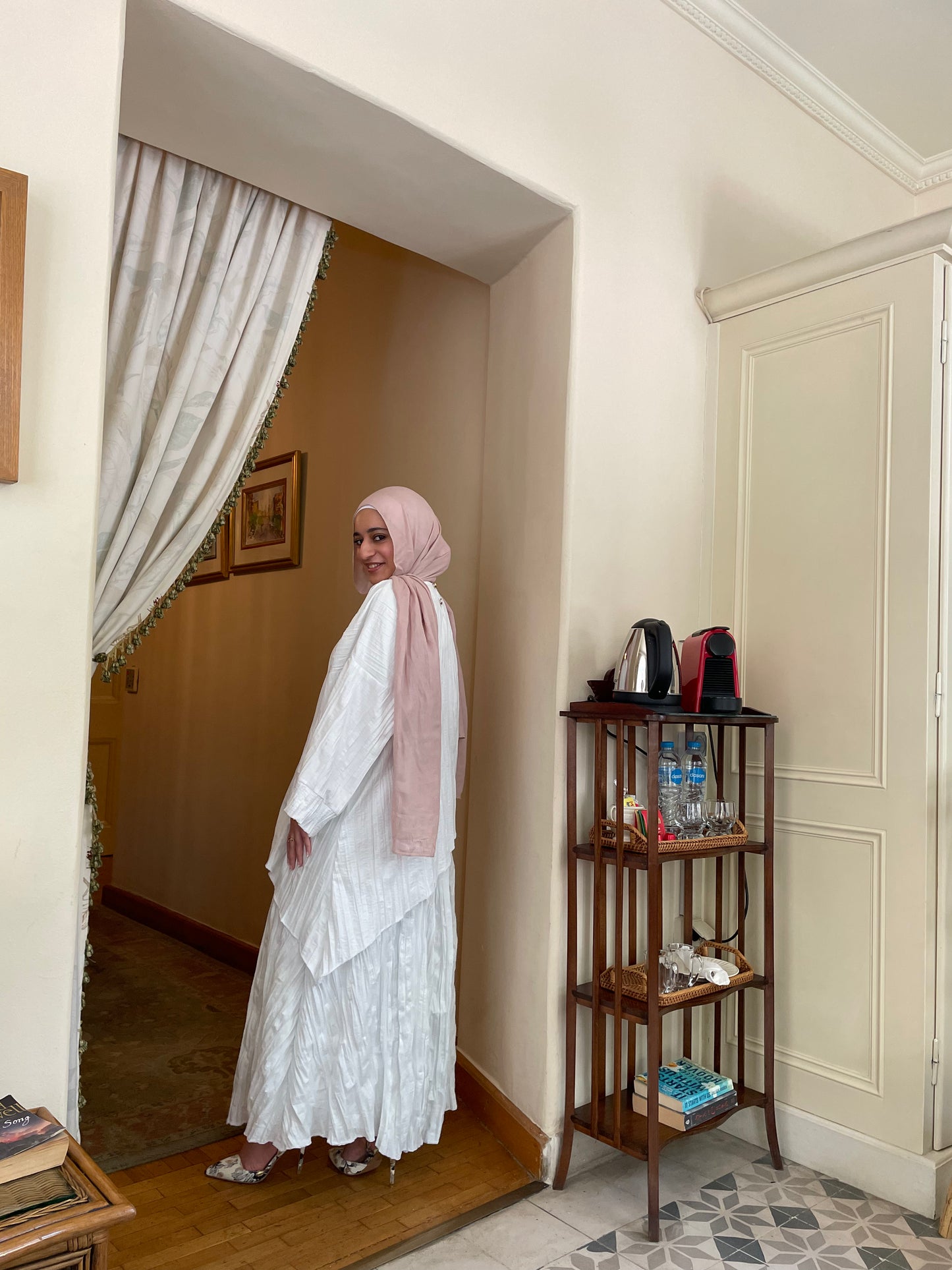 Poudrée Blanche Blouse