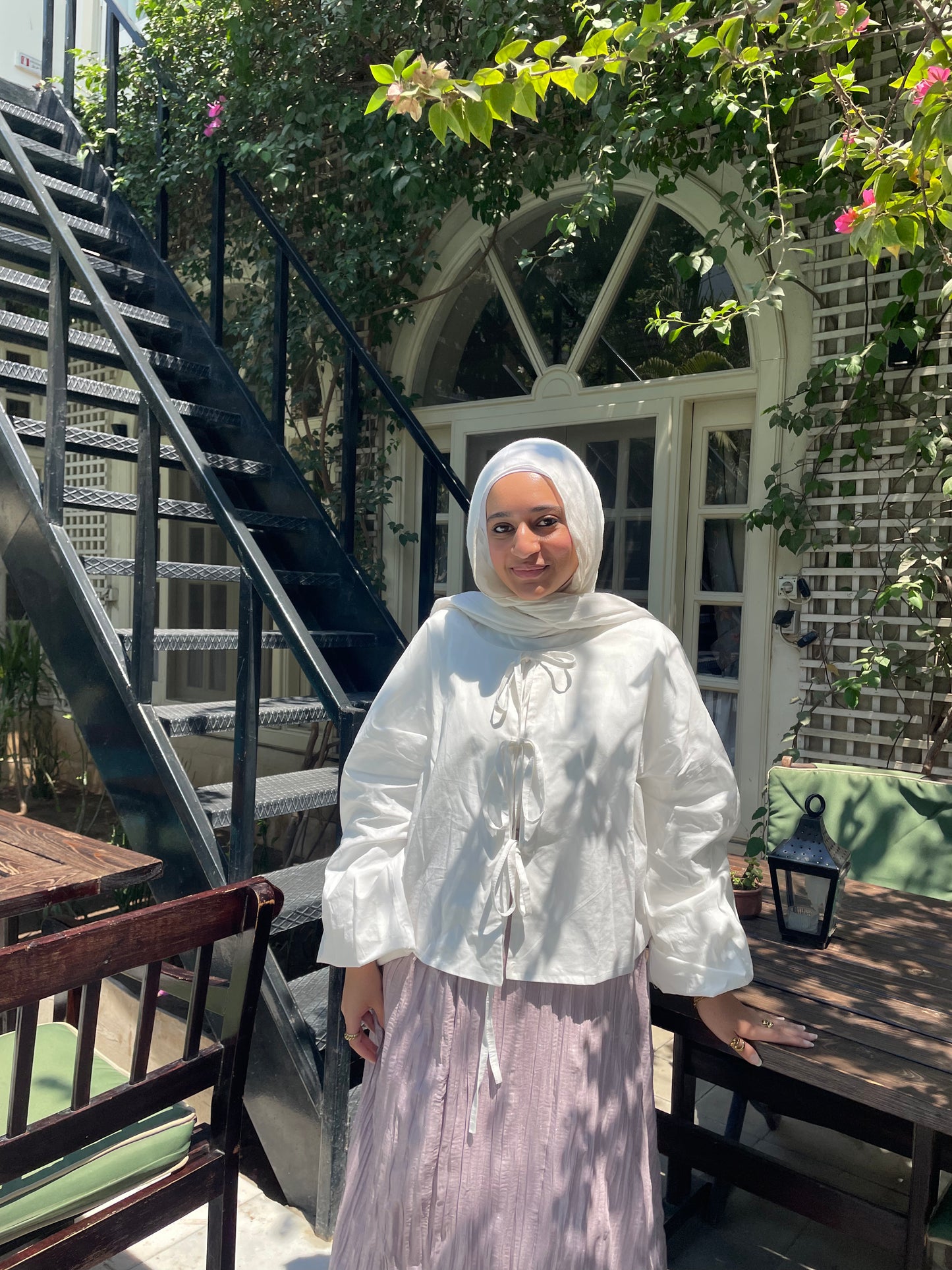 Popeline Blanche Blouse