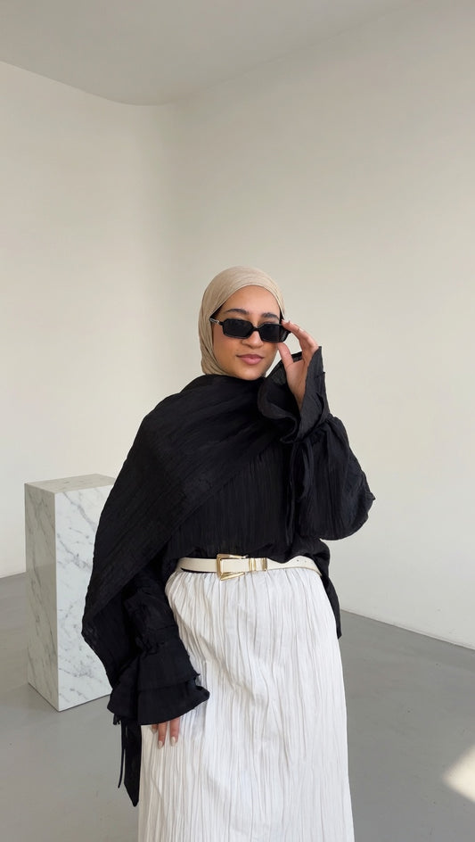 Black Lune Blouse