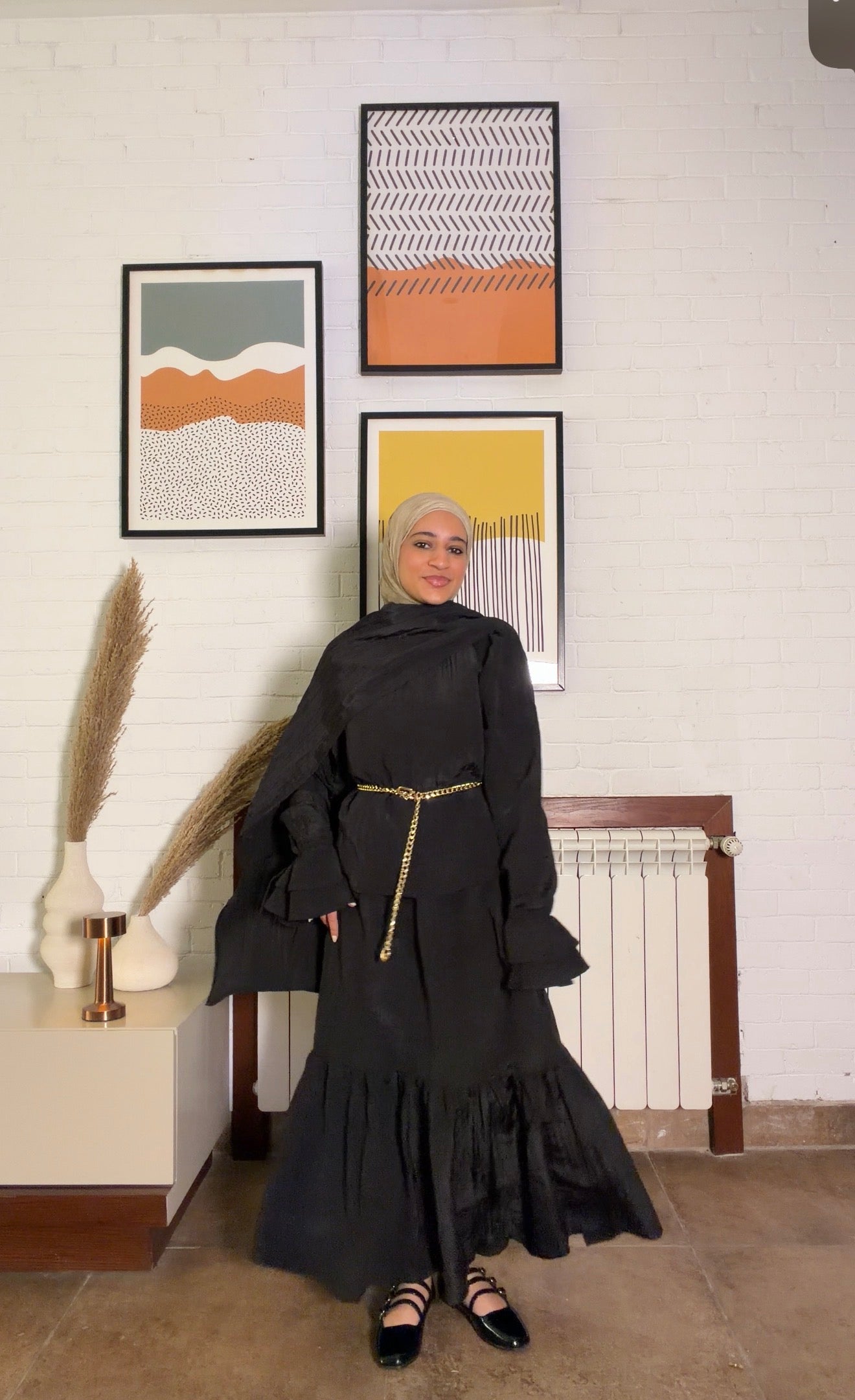 Black Lune Skirt