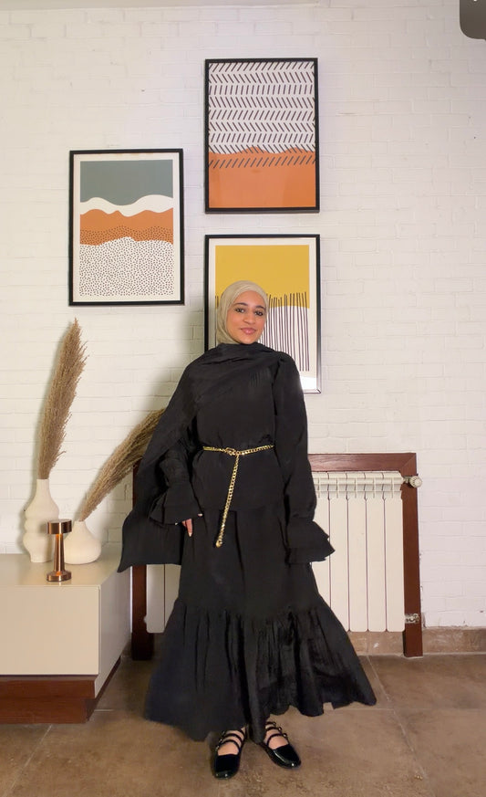 Black Lune Skirt