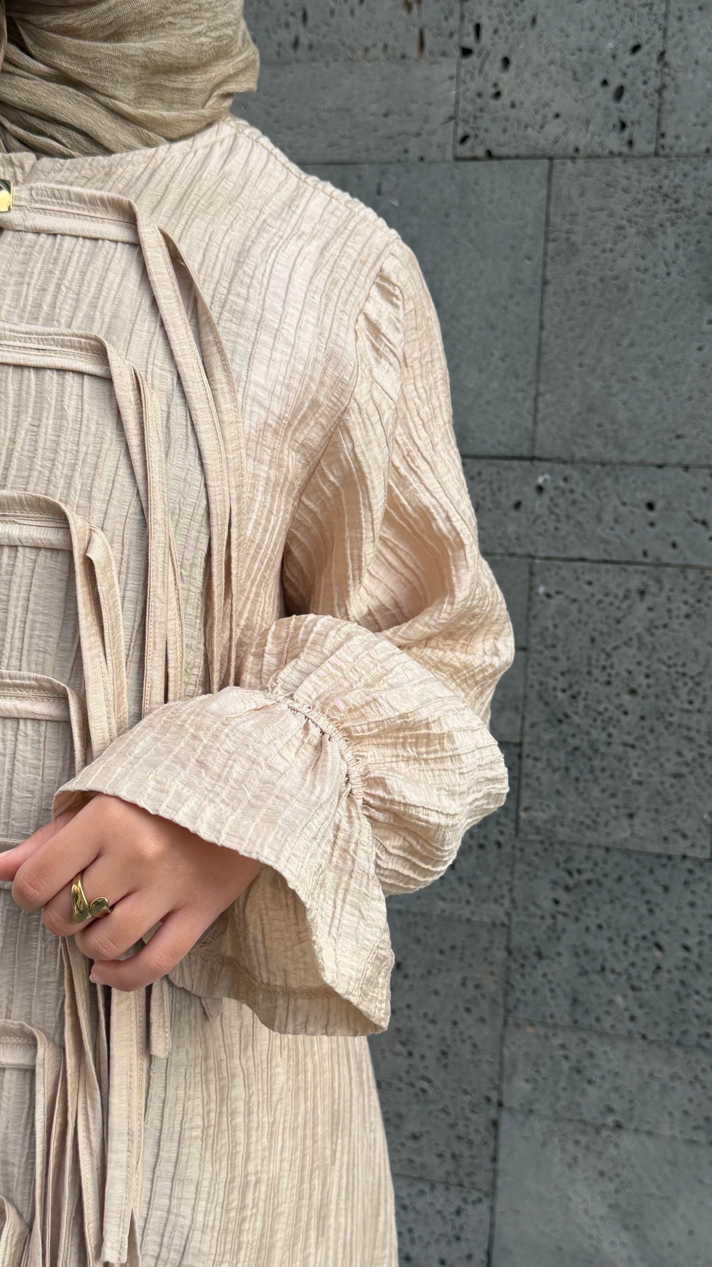 Beige Honey & Haze Blouse